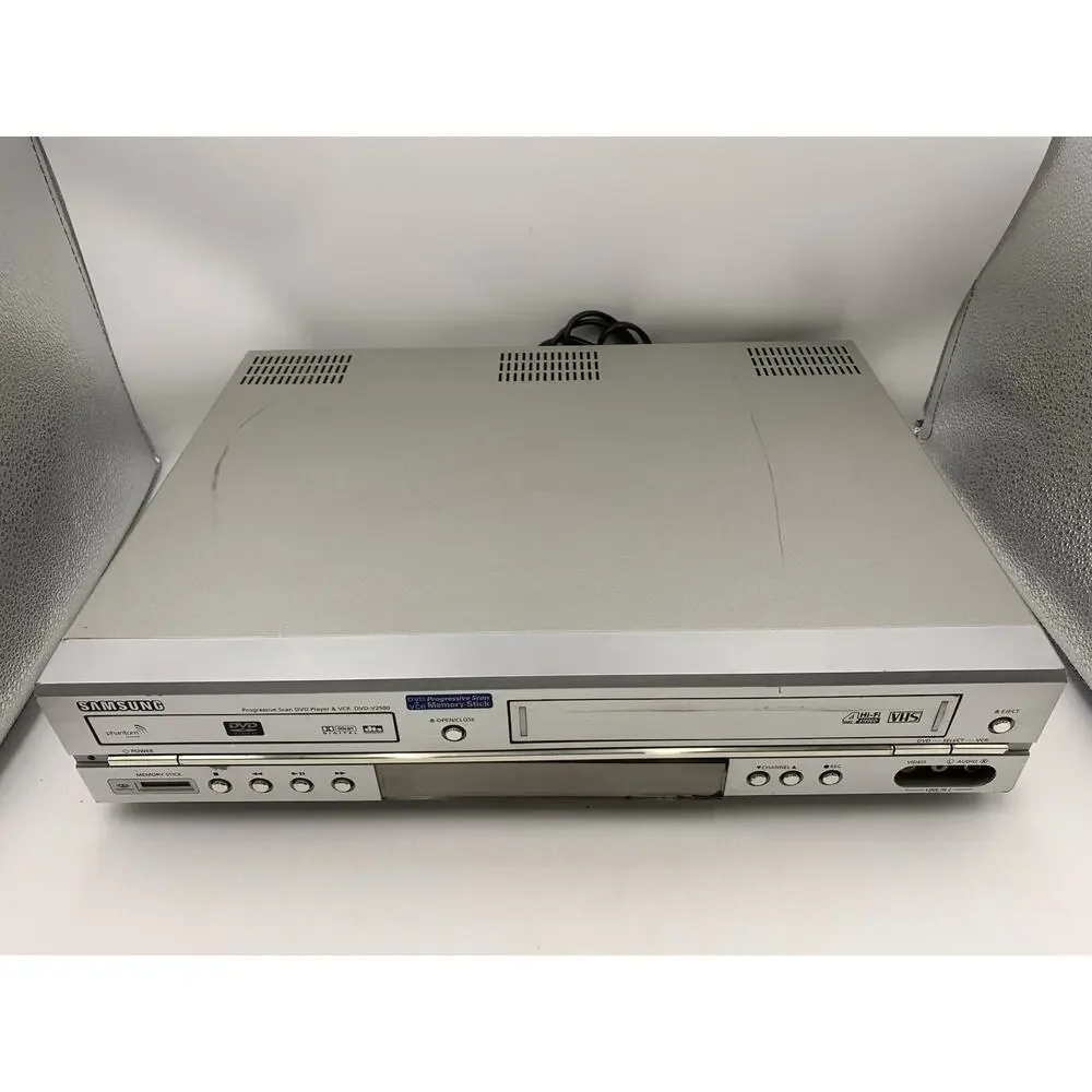 Samsung DVD-V2500 VHS DVD Combo 4 Head Hi-Fi S-Video Optical 480P 480I Recorder
